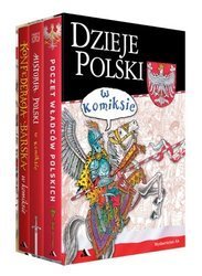 Dzieje Polski w komiksie. Komplet 3 książek
